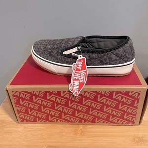VanS Cheetah/Grey Slip-ER 2 Wms 9 Mns 7 NEW!
